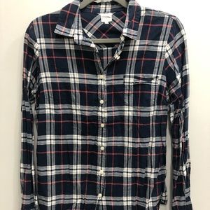 J. Crew Plaid Button Down